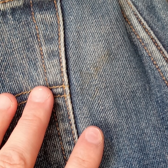 Levi 501 Button Fly Straight Leg Jean Size 34x32 - Picture 11 of 11